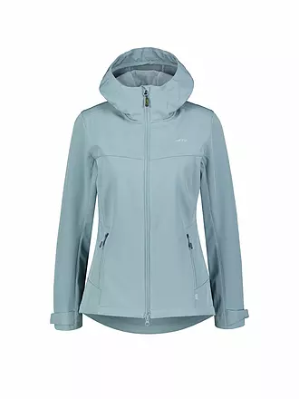 MERU | Chaqueta softshell para mujer Toulouse con capucha | grau